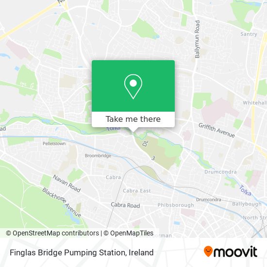 Finglas Bridge Pumping Station map