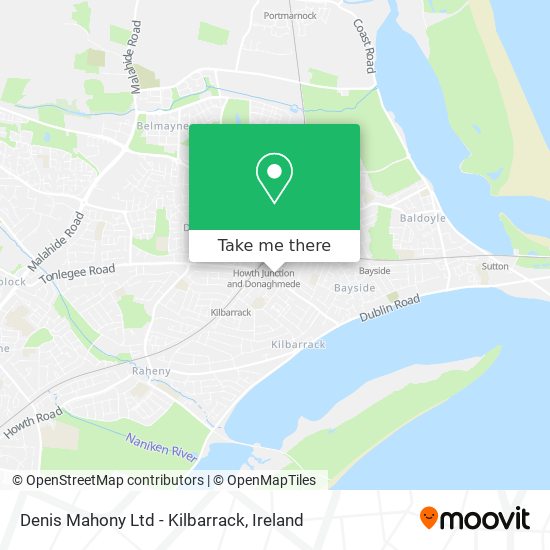 Denis Mahony Ltd - Kilbarrack map