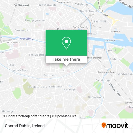 Conrad Dublin map