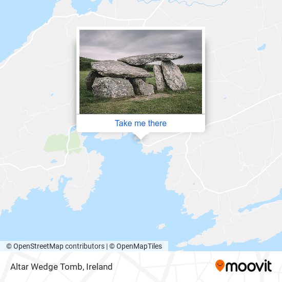 Altar Wedge Tomb plan