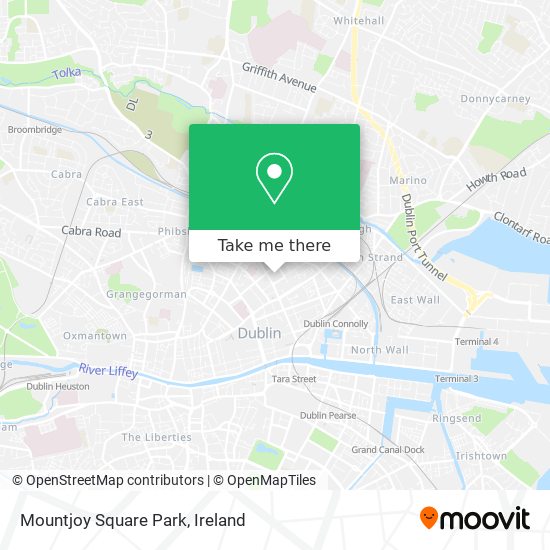 Mountjoy Square Park map