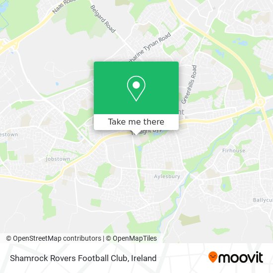 Shamrock Rovers Football Club map