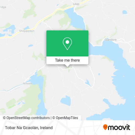 Tobar Na Gcaolán map