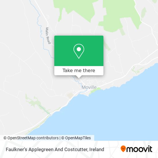 Faulkner's Applegreen And Costcutter map