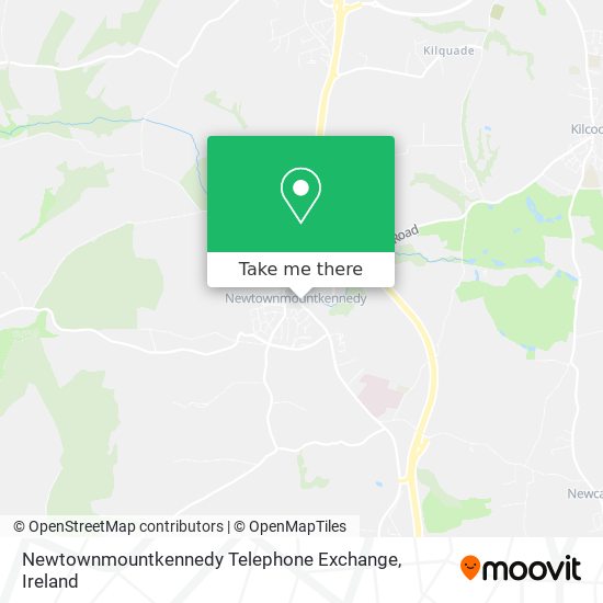 Newtownmountkennedy Telephone Exchange map