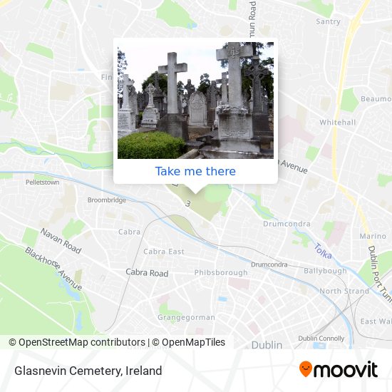 Glasnevin Cemetery map