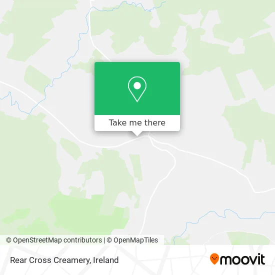 Rear Cross Creamery map