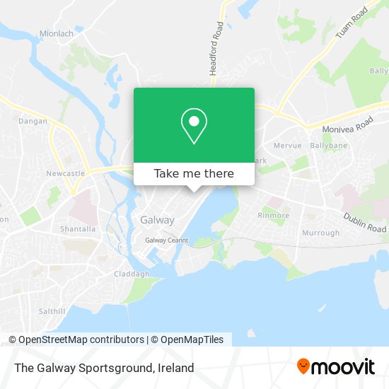 The Galway Sportsground map