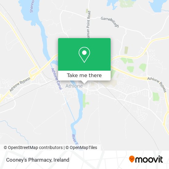 Cooney's Pharmacy map