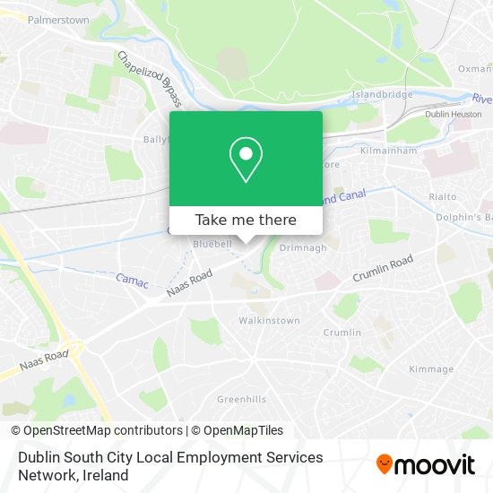 Dublin South City Local Employment Services Network map