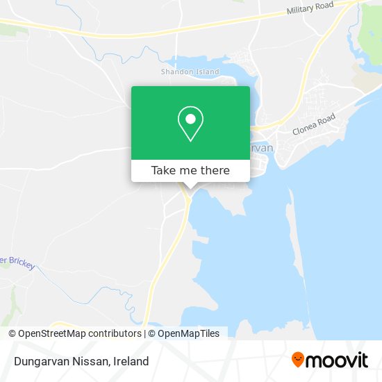 Dungarvan Nissan map