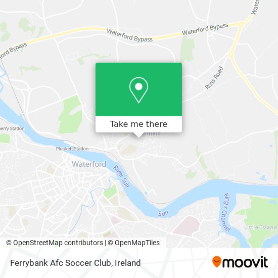 Ferrybank Afc Soccer Club map