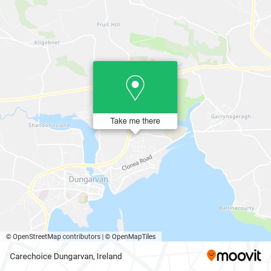 Carechoice Dungarvan map