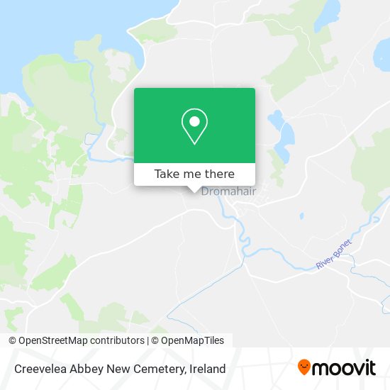 Creevelea Abbey New Cemetery map