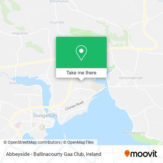 Abbeyside - Ballinacourty Gaa Club map