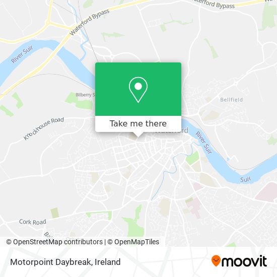 Motorpoint Daybreak map