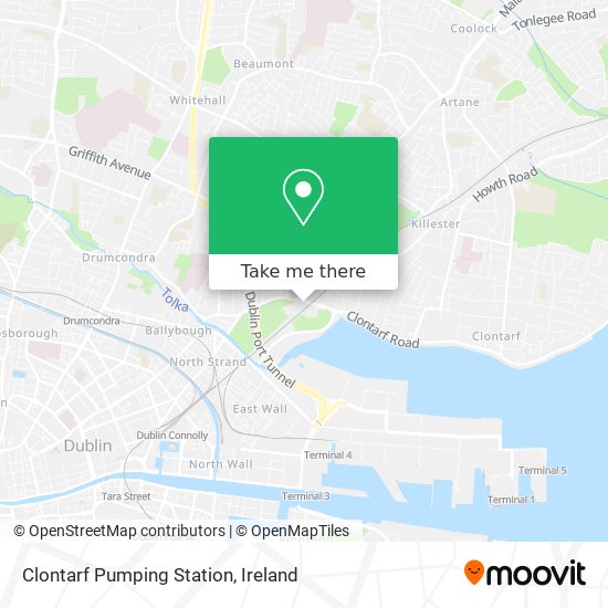 Clontarf Pumping Station map