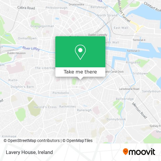 Lavery House map