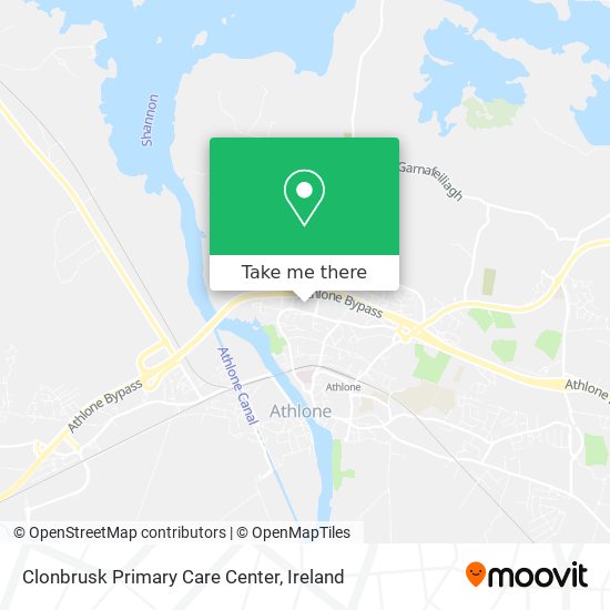 Clonbrusk Primary Care Center map