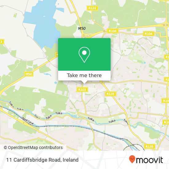 11 Cardiffsbridge Road map