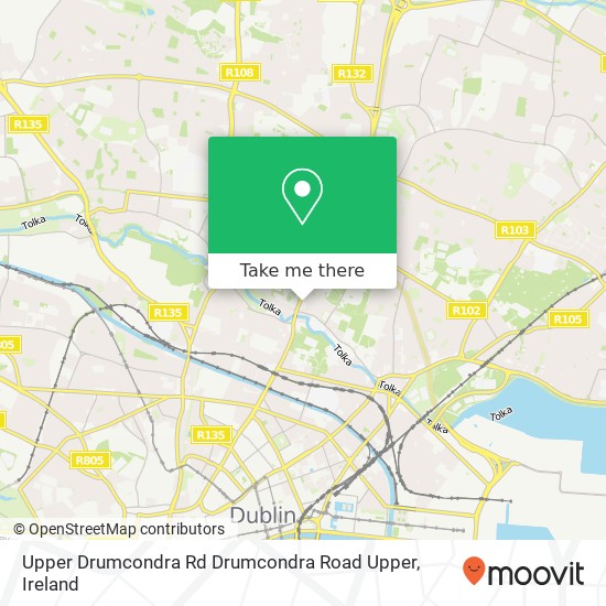 Upper Drumcondra Rd Drumcondra Road Upper plan