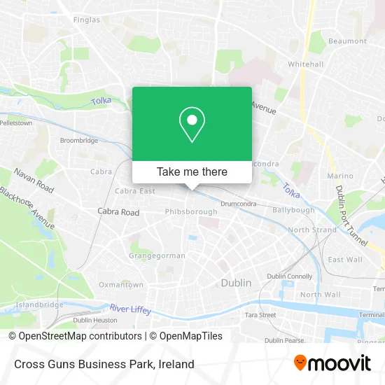 Cross Guns Business Park map