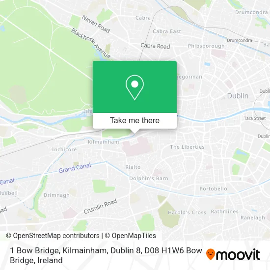 1 Bow Bridge, Kilmainham, Dublin 8, D08 H1W6 Bow Bridge map
