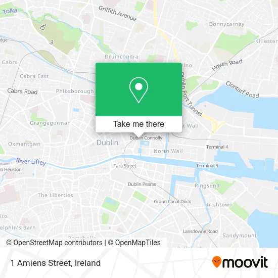 1 Amiens Street map