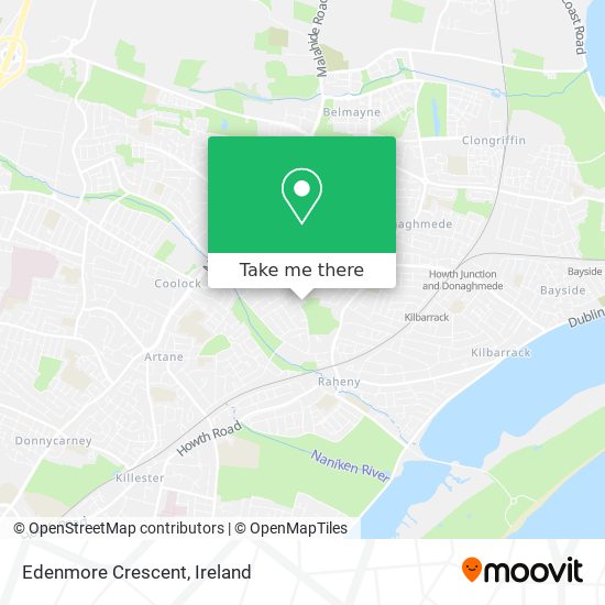 Edenmore Crescent map