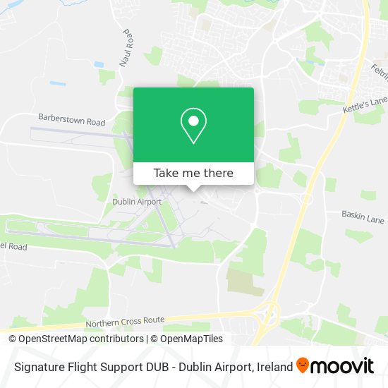 Signature Flight Support DUB - Dublin Airport map