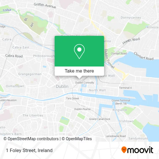 1 Foley Street map