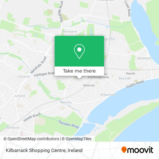 Kilbarrack Shopping Centre plan