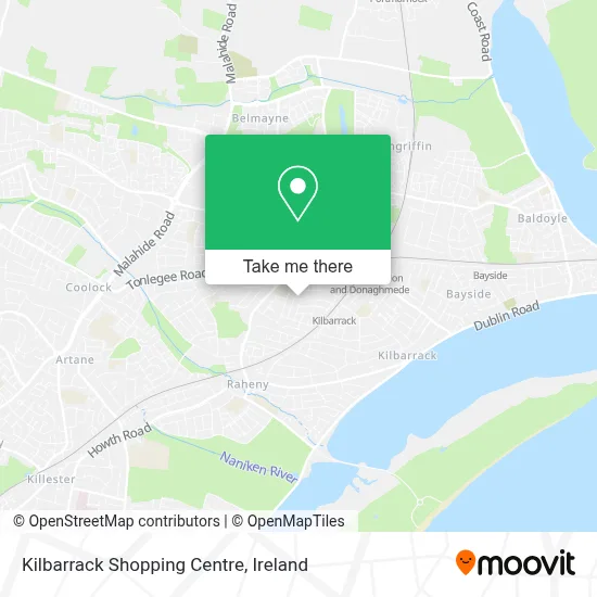 Kilbarrack Shopping Centre map