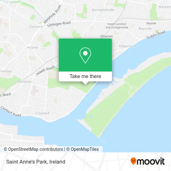 Saint Anne's Park map