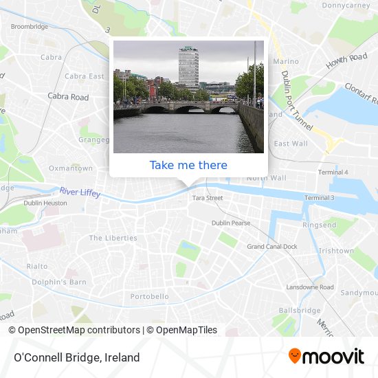 O'Connell Bridge map