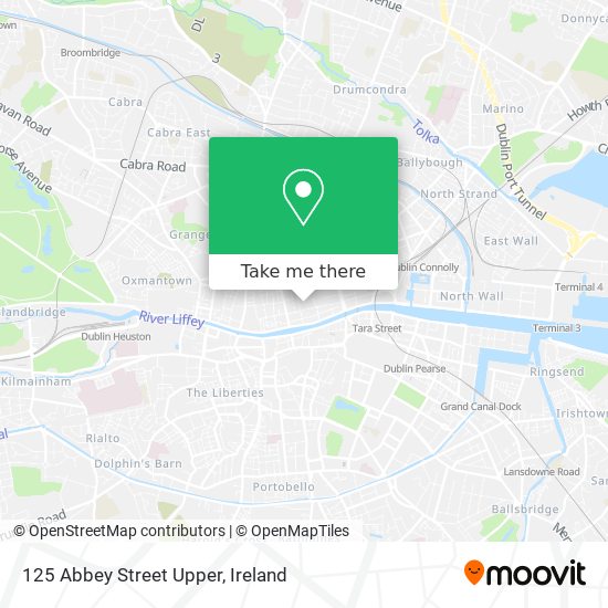 125 Abbey Street Upper map
