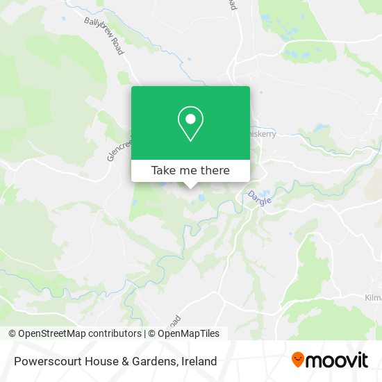 Powerscourt House & Gardens map