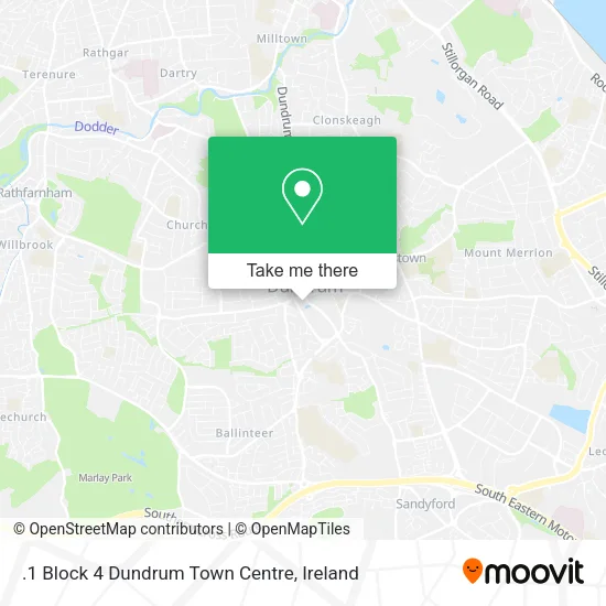 .1 Block 4 Dundrum Town Centre map
