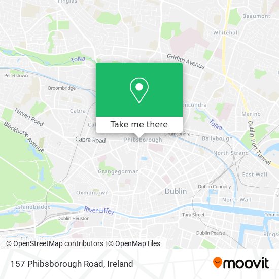 157 Phibsborough Road map