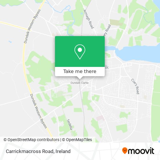 Carrickmacross Road map