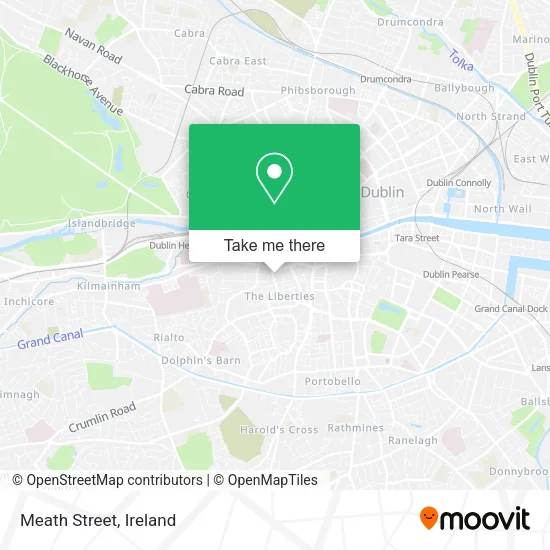 Meath Street map
