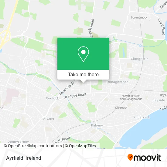 Ayrfield map