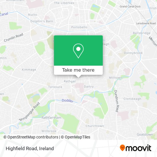 Highfield Road map