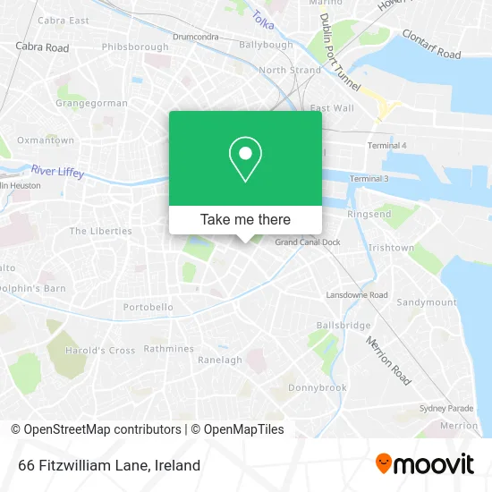 66 Fitzwilliam Lane map