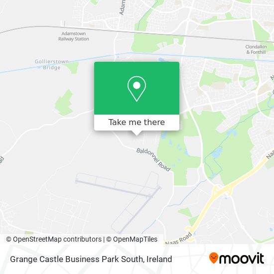 Grange Castle Business Park South map