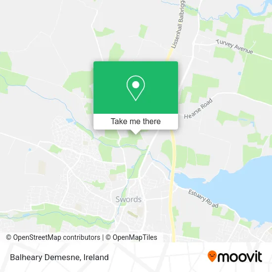 Balheary Demesne map