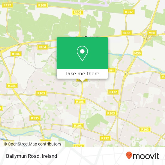 Ballymun Road plan