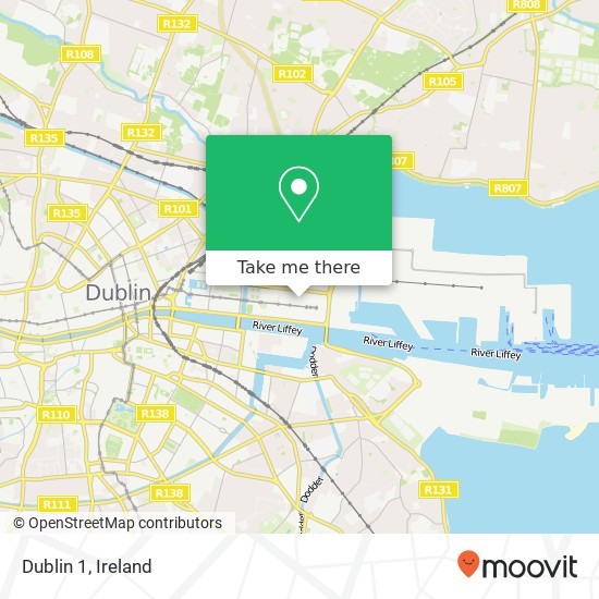 Dublin 1 map