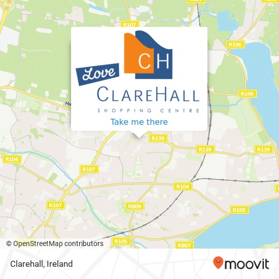 Clarehall map