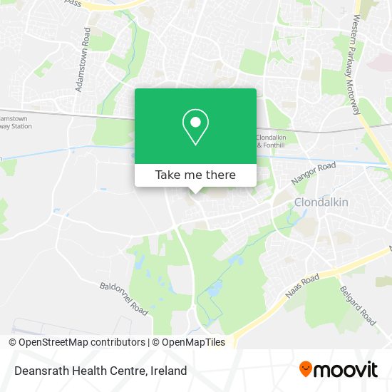 Deansrath Health Centre map